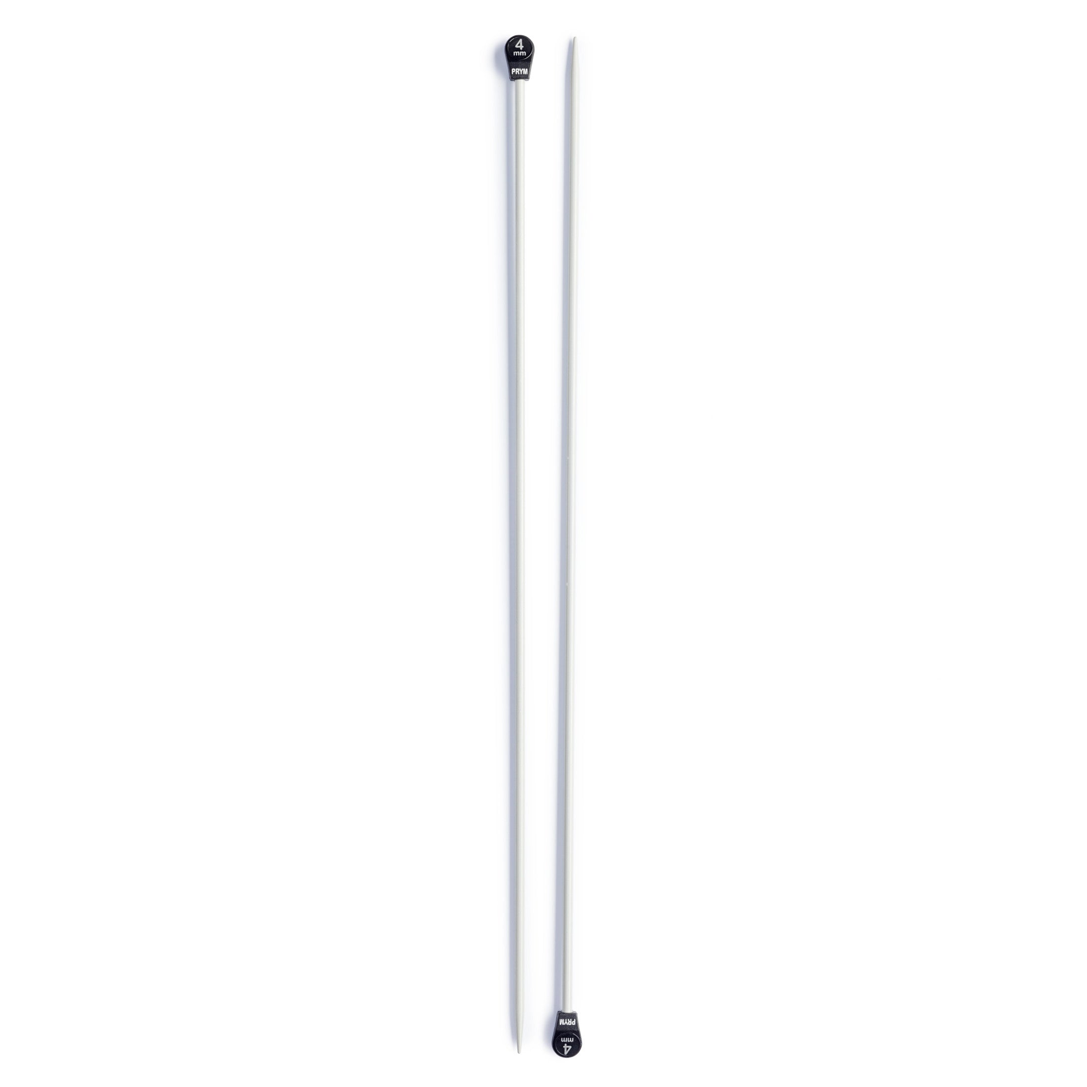 Prym 16 inch Single Point Aluminum Knitting Needles, 3mm