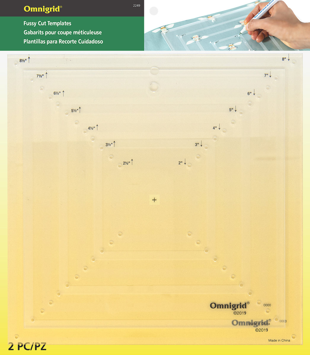 Complete Fussy Cut Ruler Set