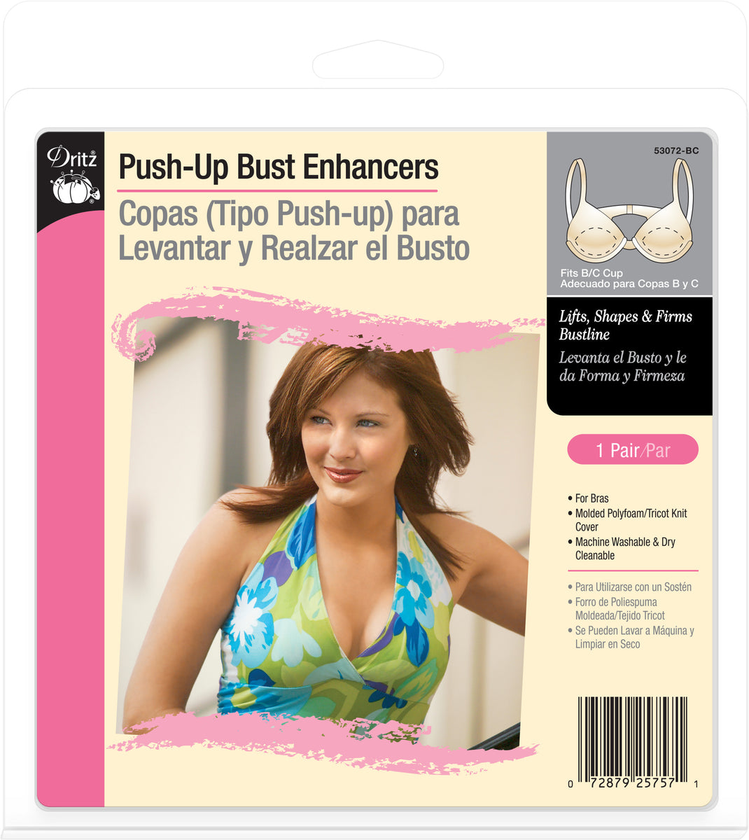 Dritz Push-Up Bra Cups - B/C Cup : : Clothing & Accessories