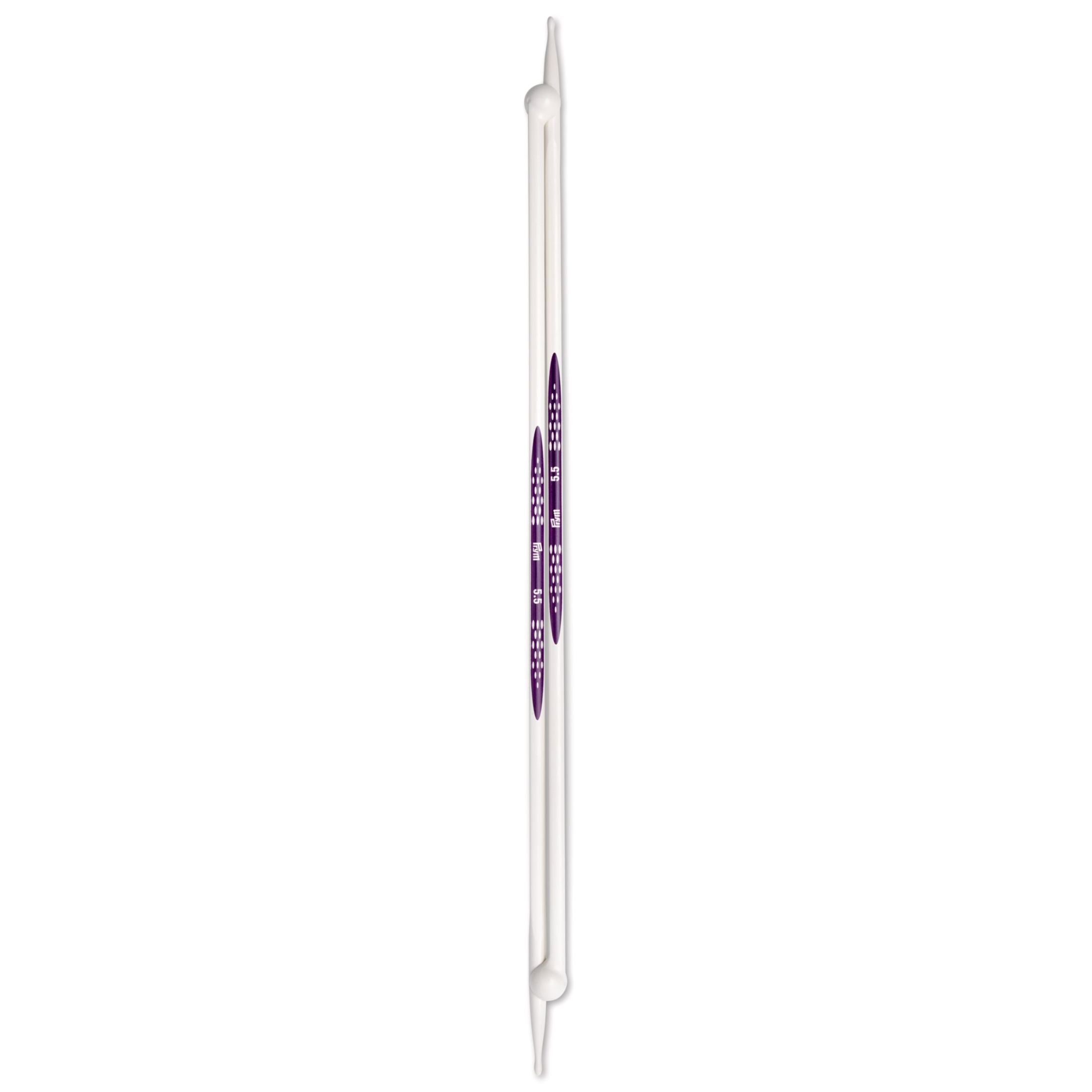 Prym 12 Ergonomic Single Point Knitting Needles, 5mm