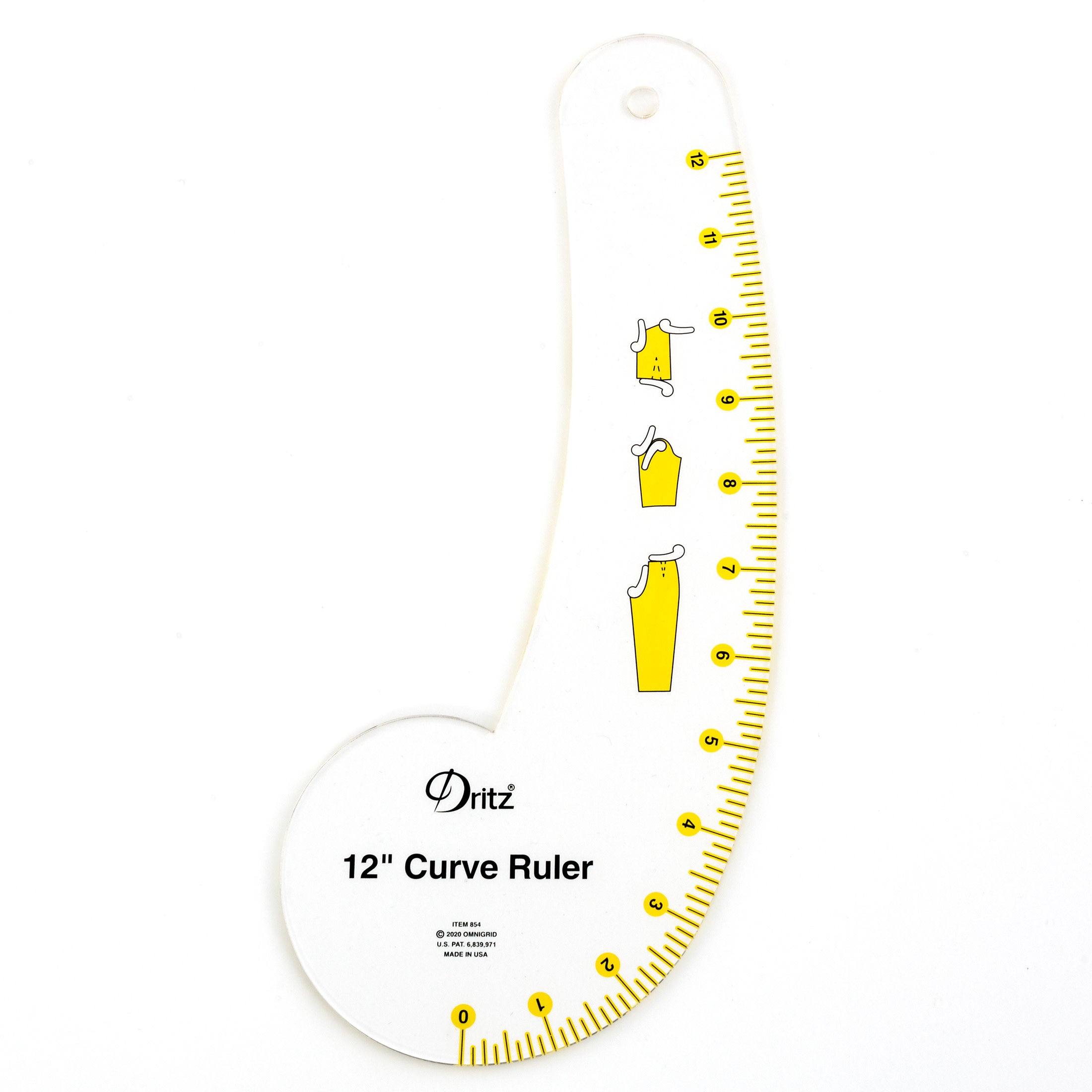 Dritz Ruler Curve 12 in.