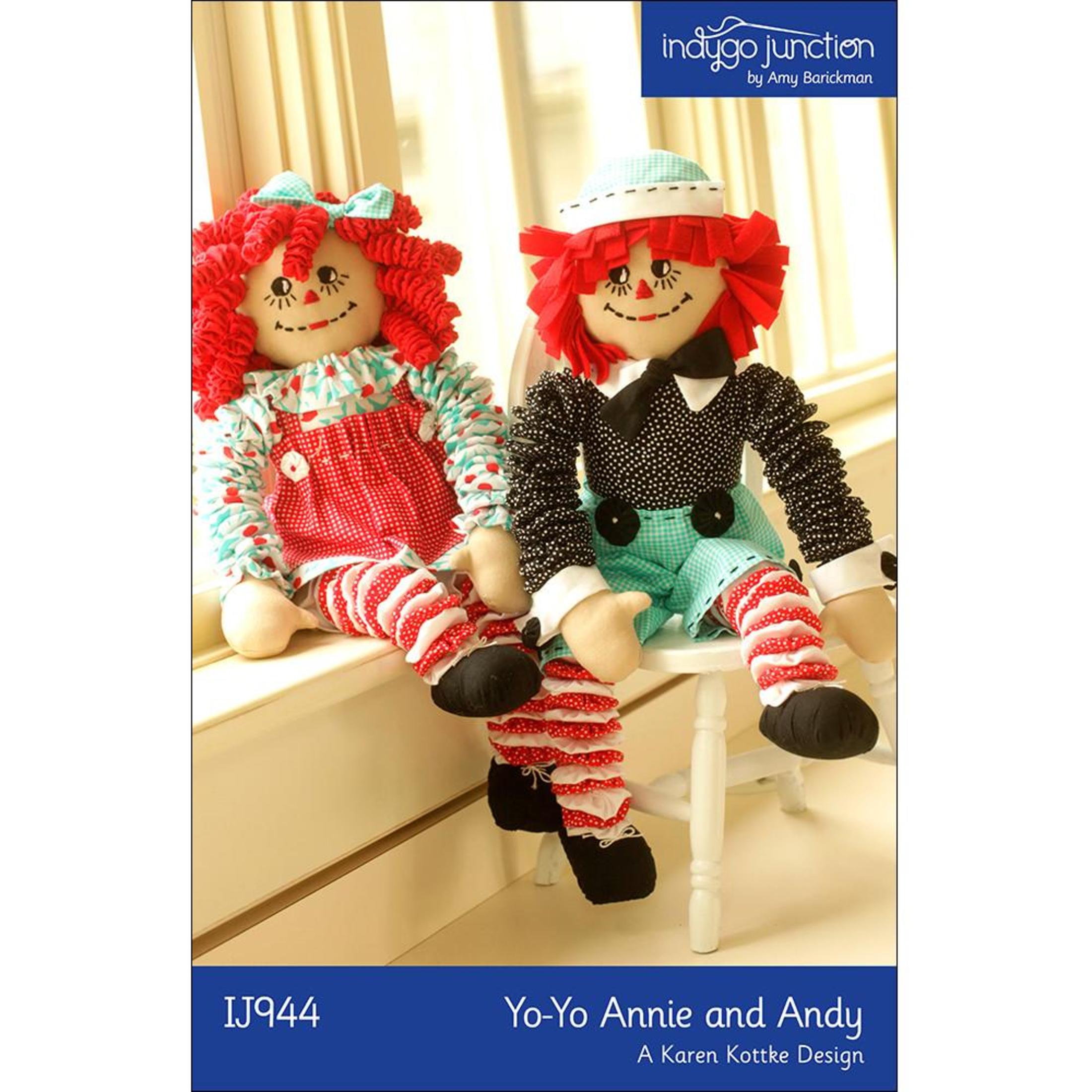 Indygo Junction Yo-Yo Annie & Andy Doll Pattern, Free PDF Download |  Handicraft