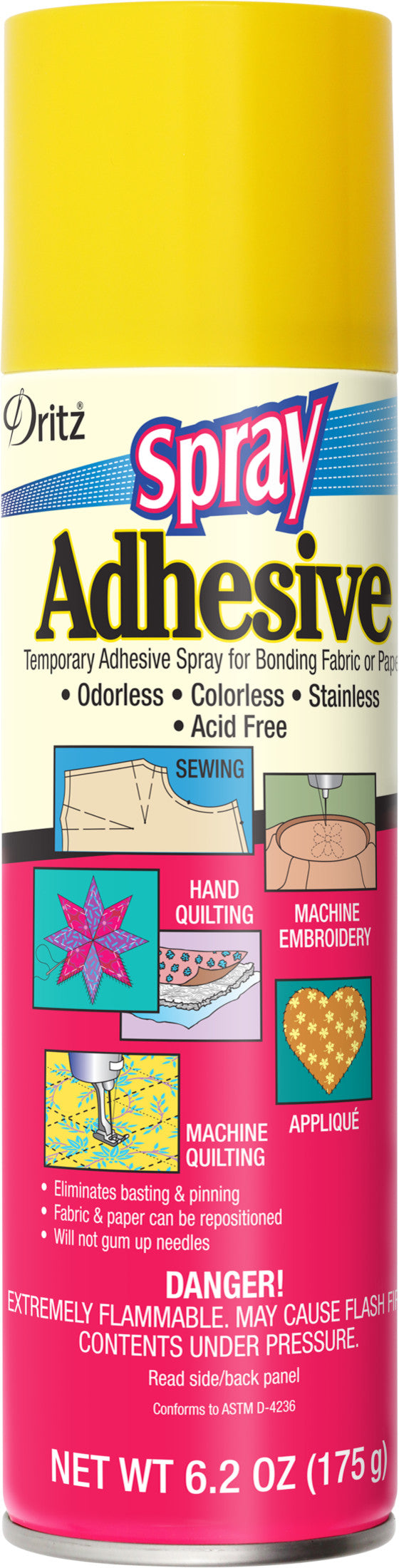 Craft Bond Multi-Purpose Spray Adhesive, 4 Oz., Pack Of 6