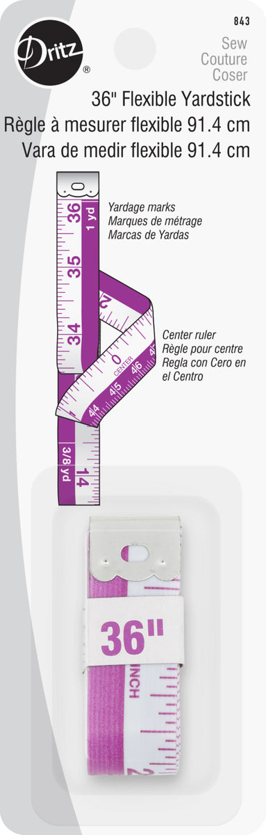 Dritz 36 Yardstick with Metal Ends