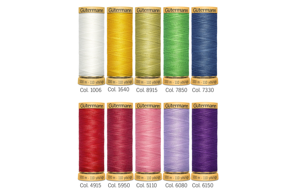 Gutermann Cotton Thread Set, 10 Spools