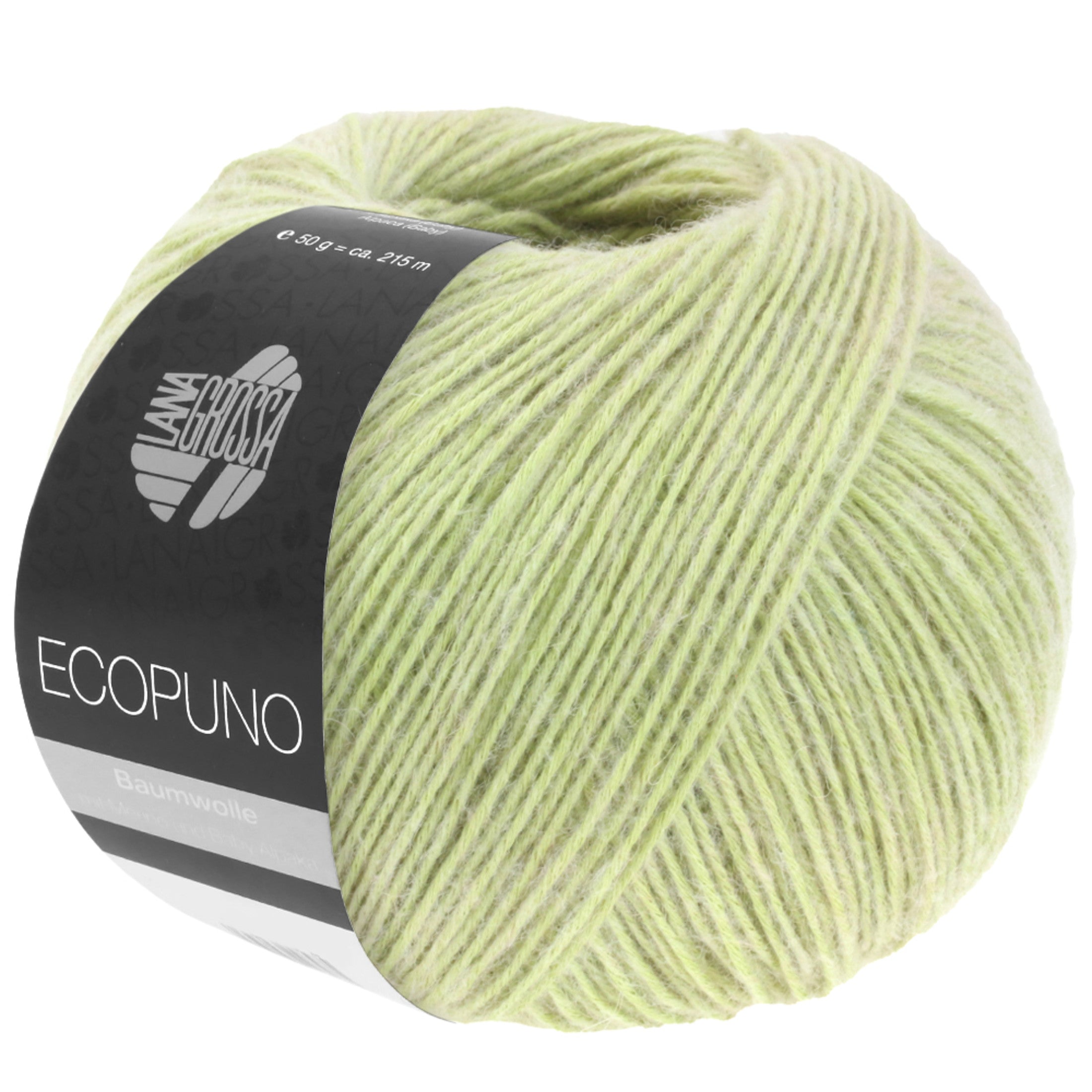 Lana Grossa Ecopuno, 54 Dark Olive Green Yarn