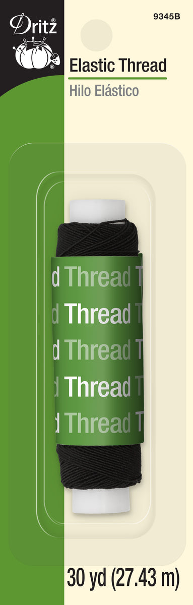 Dritz Elastic Thread (Black) 30yd