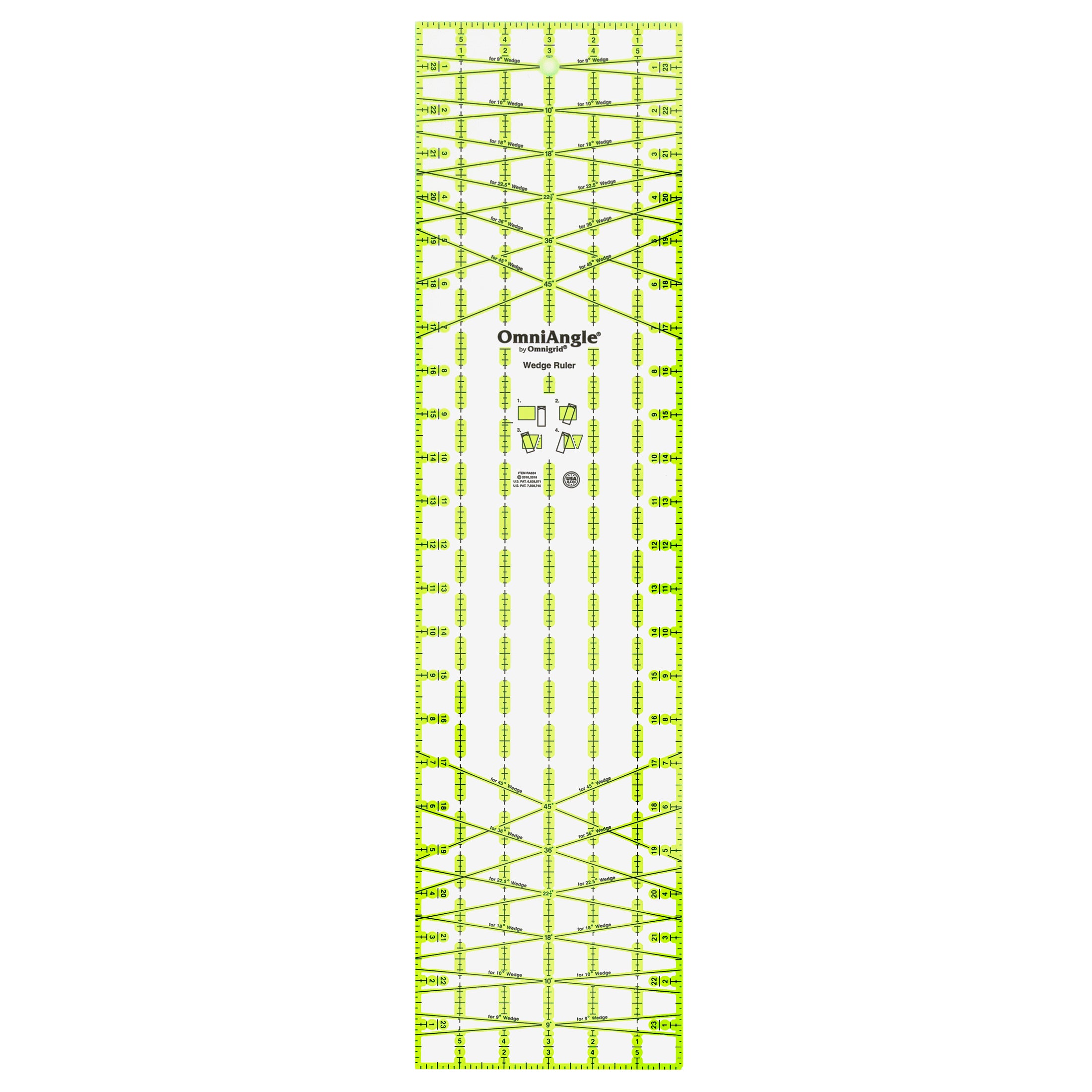 Omnigrid Ruler 6 x 6 in.