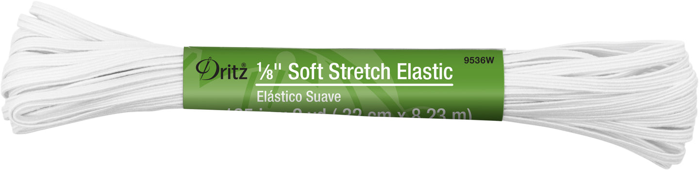 Soft Stretch Elastic-White