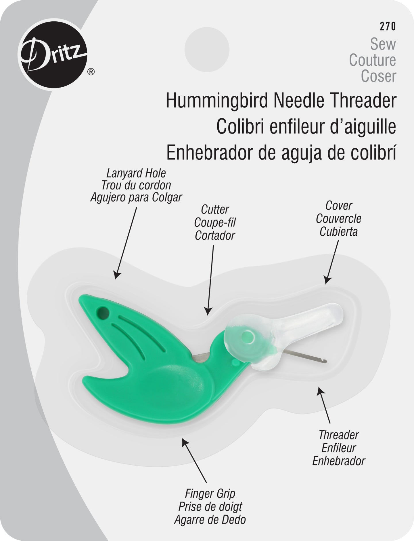 Dritz Machine Needle Threader - How To Tutorial 