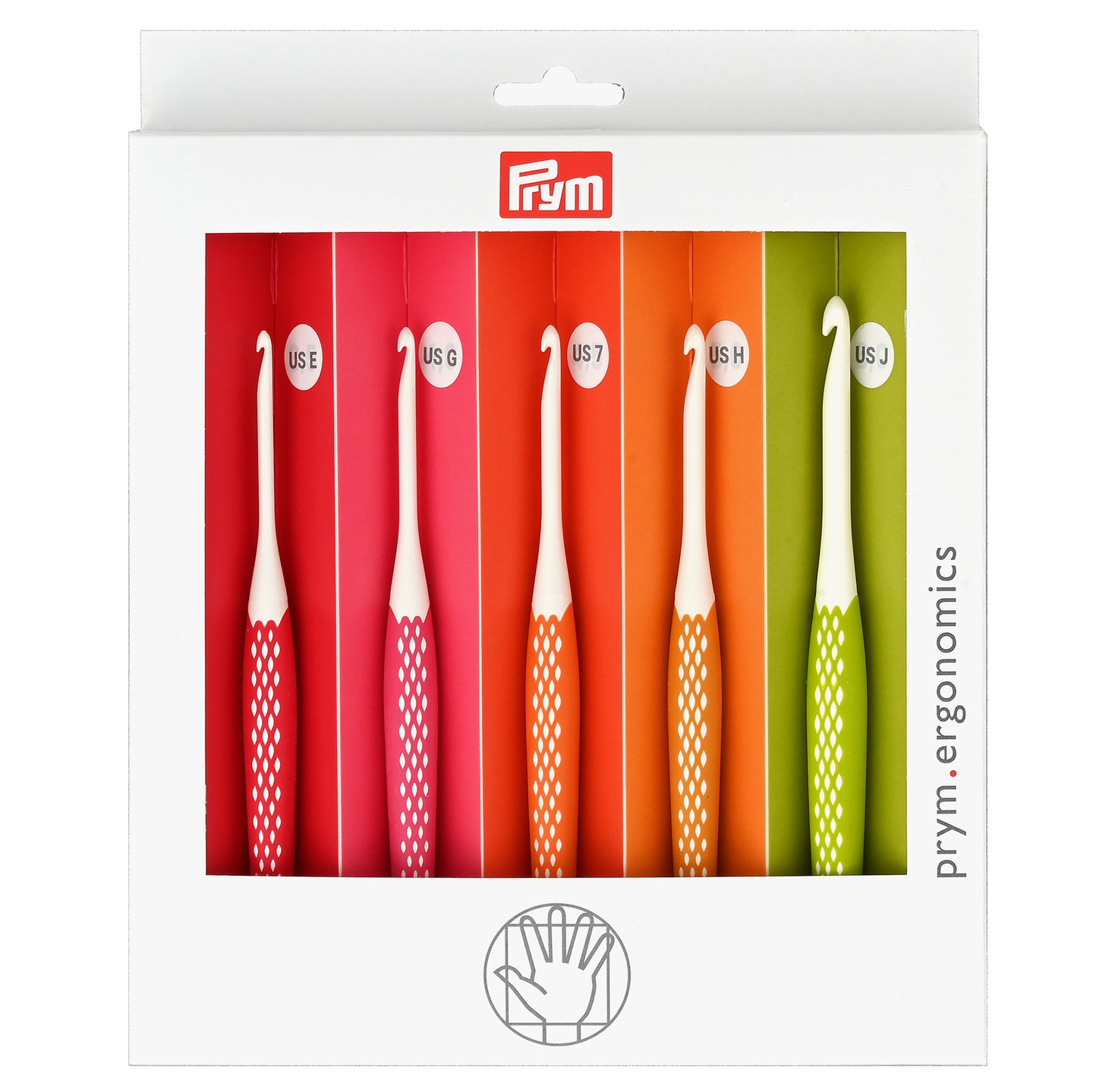 Prym Ergonomic Crochet Hook Set,Prym Ergonomic