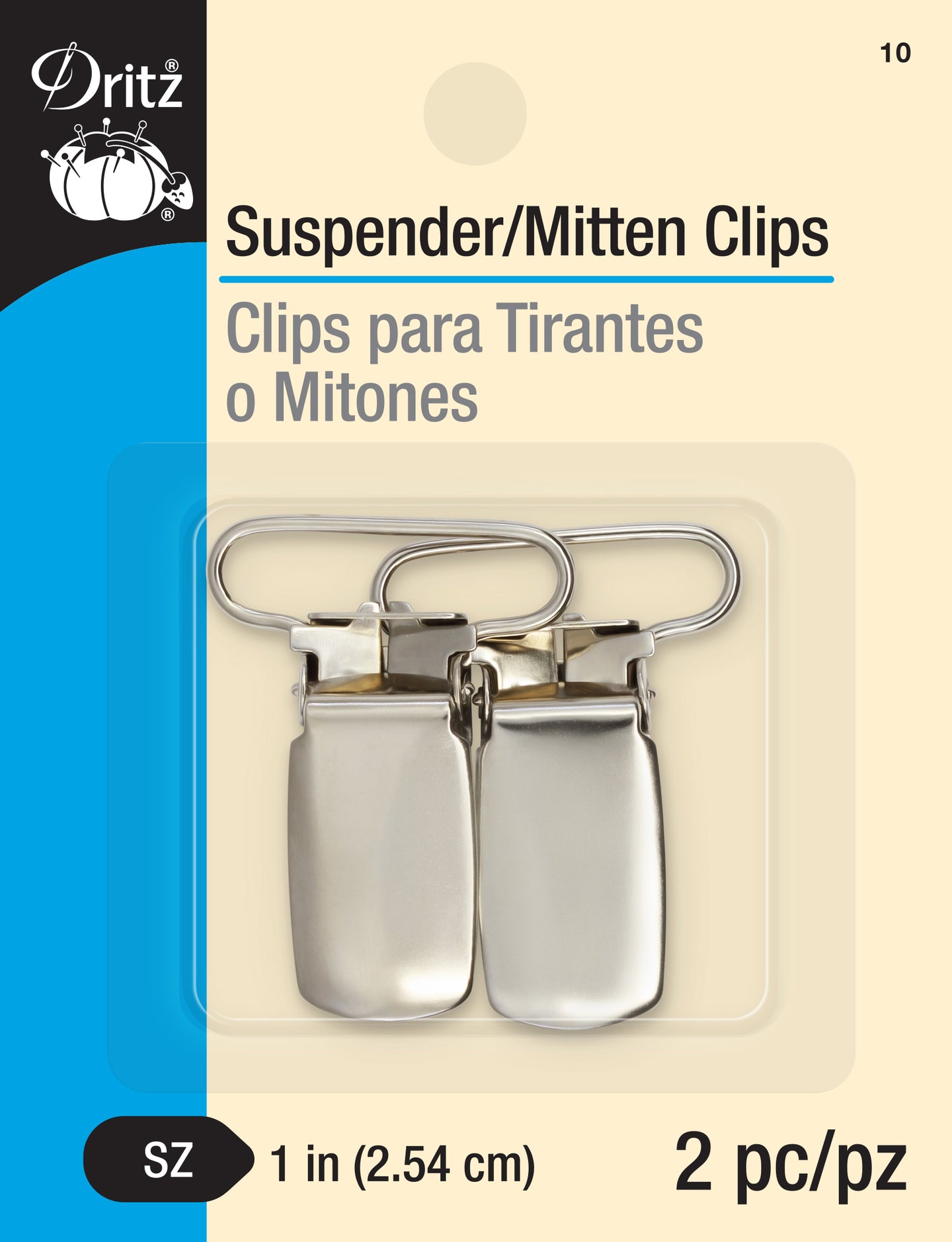 Nickel Suspender Clips - 1